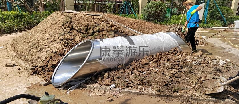 西安西三環(huán)藍光公園華府世家不銹鋼鉆洞項目案例