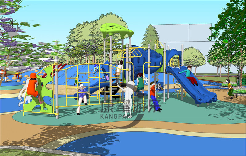 戶外公園兒童游樂設備定制