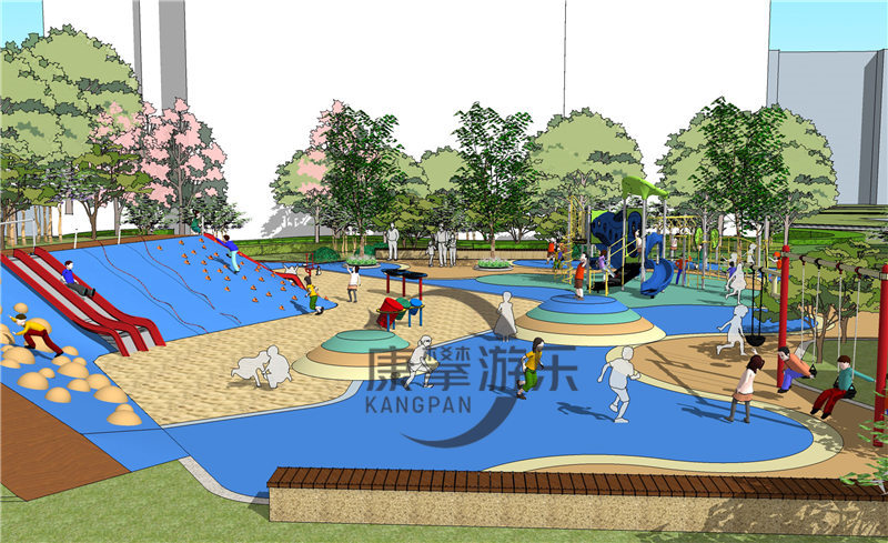 戶外公園兒童游樂設備定制