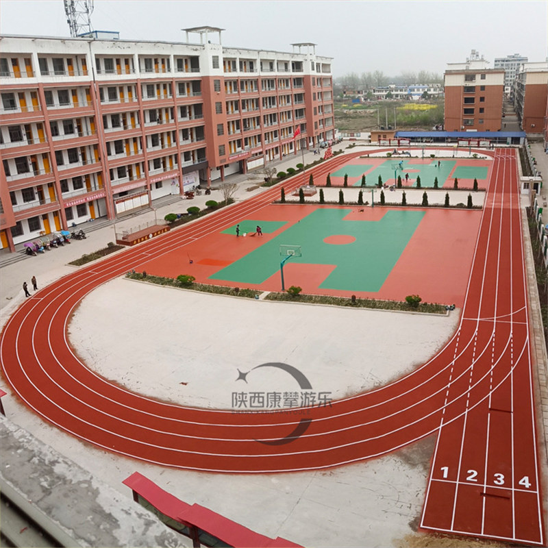 學(xué)校體育場(chǎng)透氣型塑膠跑道 學(xué)校體育場(chǎng)透氣型塑膠跑道