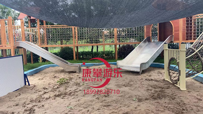 陜西小區(qū)不銹鋼滑梯