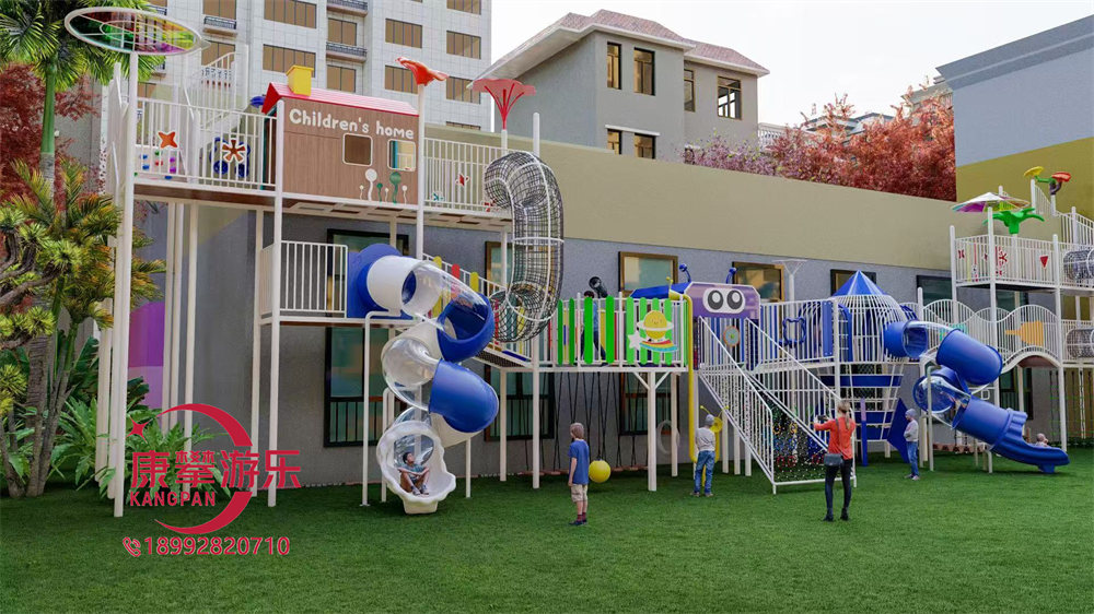 幼兒園戶外機(jī)器人造型兒童廊架 幼兒園戶外機(jī)器人造型兒童廊架