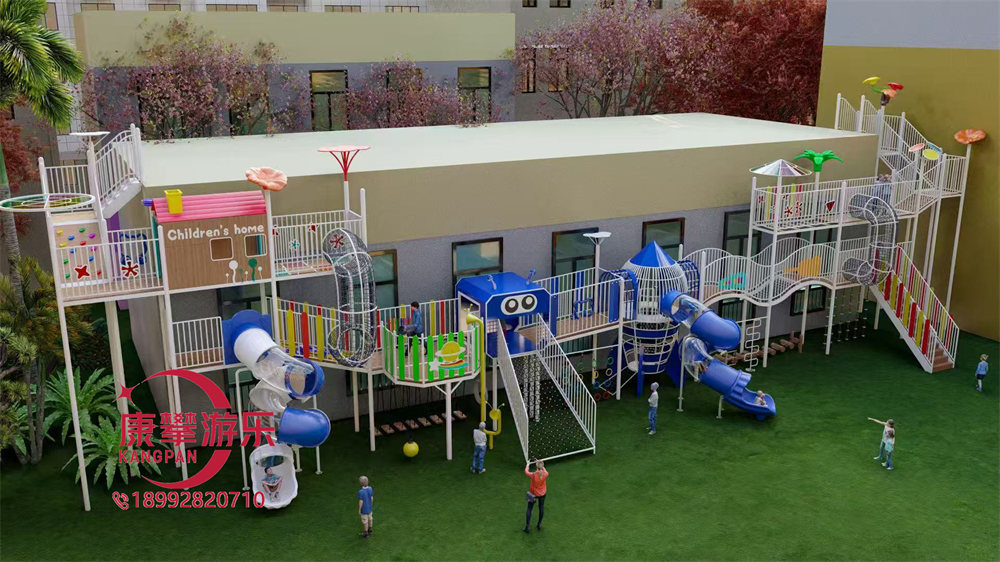 幼兒園戶外機(jī)器人造型兒童廊架 幼兒園戶外機(jī)器人造型兒童廊架