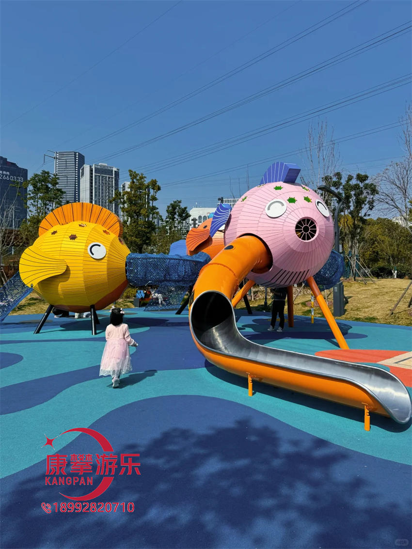 公園戶外非標組合滑梯
